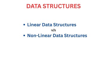 Linear vs Non-Linear Data Structures Differences | Data structures