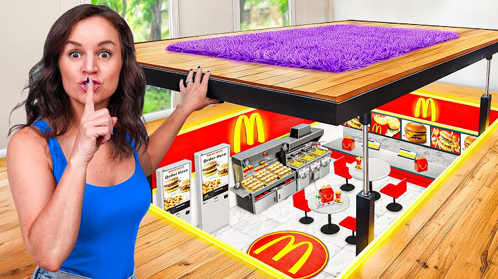 Building a SECRET McDonalds in my House while Family eats HEALTHY?