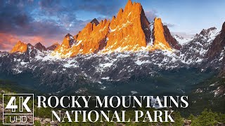 3 HRS Amazing Landscape Photography - Rocky Mountains NP - Wallpapers Slideshow in 4K UHD