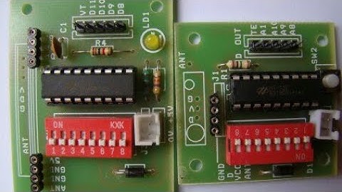 RF module with encoder and decoder,transmitter and receiver 433mhz frequency|RF module|