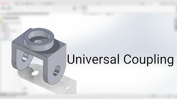 Universal Coupling #solidworkstutorial #design #machinedesign #parts #solidworks #model