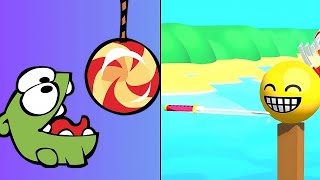 Cut the Rope VS Flying Cut  All Levels SpeedRun Gameplay