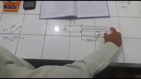 Find Resistance of a cell by using potentiometer