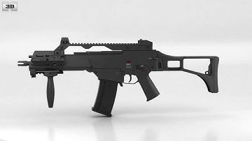 Heckler & Koch G36C 3D model by 3DModels.org