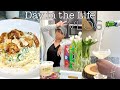 SPEND THE DAY WITH ME| DAY IN THE LIFE VLOG| COOK WITH ME | EASY SHRIMP ALFREDO PASTA RECIPE | JUSTK