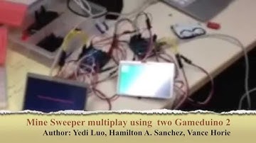 Gameduino 2 multiplayer: Minesweeper