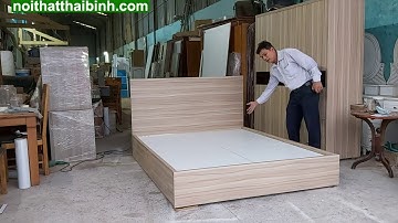 Giường Ngủ 1m6 Có Ngăn Kéo MS 1365 | Giá rẻ mua ngay