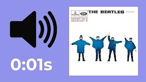 Can You Guess the Beatles Song In 1 Second? (Beatles Quiz)