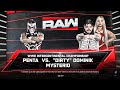 WWE 2K26 - Penta vs. Dominik Mysterio | Championship Match at Raw | WWE 2K26 Gameplay