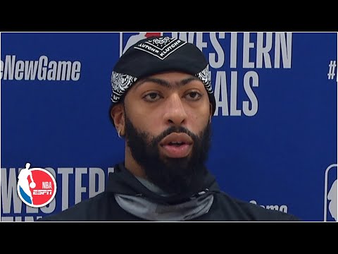 AD reacts to LeBron's 2nd-place MVP finish, Lakers' win vs. Nuggets in Game 1 | 2020 NBA Playoffs