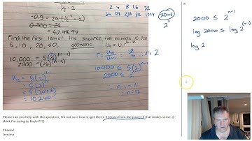 Geometric Sequence - First term exceeding 10000
