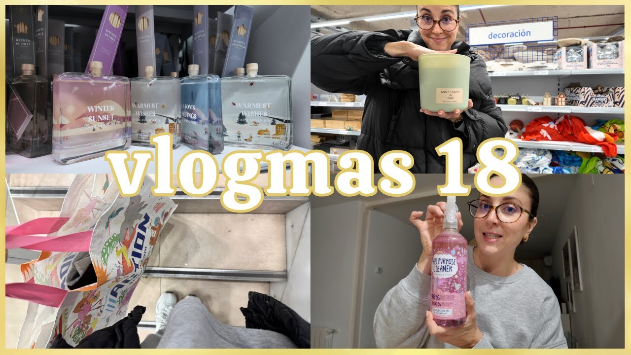 ✨ VLOGMAS día 18 | 🛍️ TOUR por la tienda ACTION y HAUL de mis compras