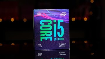 Intel Core i5 9600KF CPU Unboxing