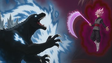 Kaijus reagindo Godzilla IN Hell VS Goku Black | Stick nodes animation |@Davi_Animations_BR_HD 