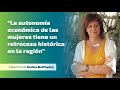 Karina Batthyány: “La autonomía económica de las mujeres tiene un retroceso histórico en la región”