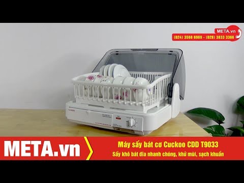 Máy sấy bát cơ Cuckoo CDD T9033, sấy khô bát đũa nhanh, sạch khuẩn