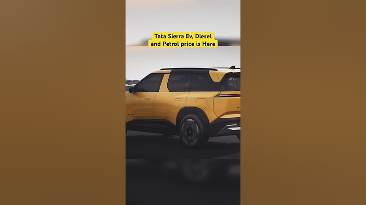 Tata Sierra Diesel Petrol and EV price Unvield #shorts #tata