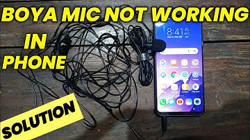 Boya Mic Not Working In Android | Smartphone Problem Solved | How To Use Boya Mic In Mobile