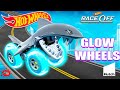 Hot Wheels Race Off Glow Wheels All Cars Set 4