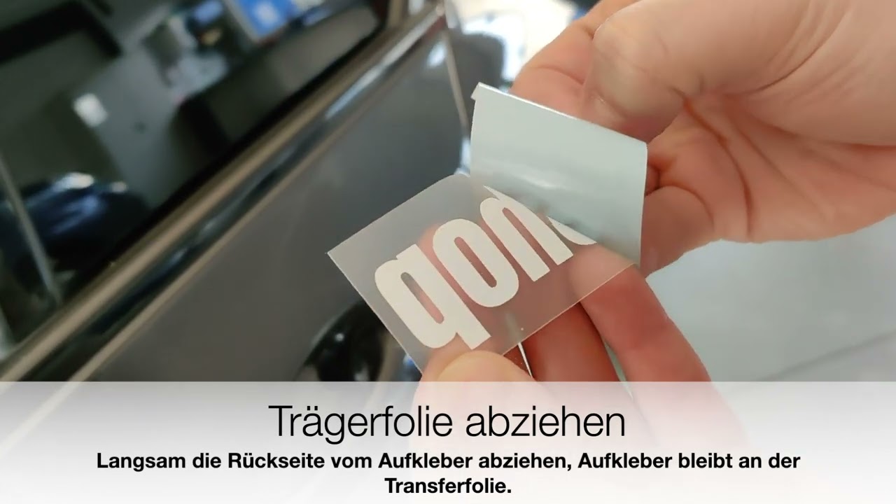 Vinyl Aufkleber richtig anbringen – Schritt für Schritt Anleitung - Decus-Shop.de