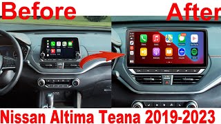 Nissan Altima Teana radio upgrade 2019 2020 2021 2022 carpaly stereo replacement How To Install