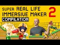 Mario maker 2  real life compilation