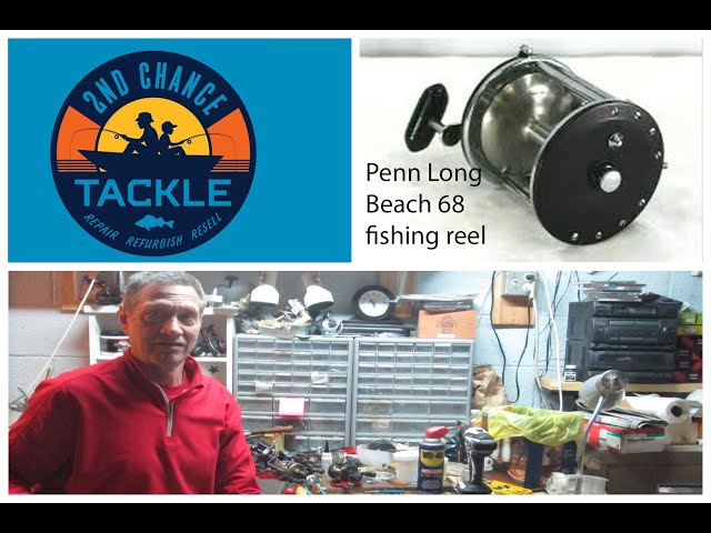 Penn Long Beach 68 fishing reel how to replace a broken side plate