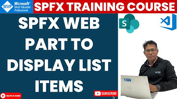 Display SharePoint Online List Items in SPFx Web Part using React