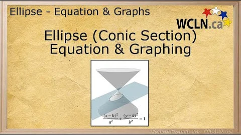 WCLN - Math - Conics Sections (Ellipse)