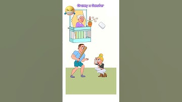 Granny falling: Impossible date 😍 Android X iOS #shorts