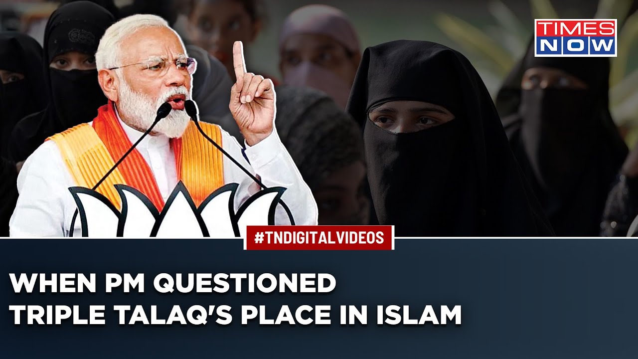 PM Modi Questions Triple Talaq In Islam With Pakistan Example, Slams Vote Bank Politics - YouTube