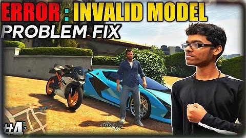 Solution For Error Invalid Model | Without Add on spawner | Gta V Tutorial Hindi