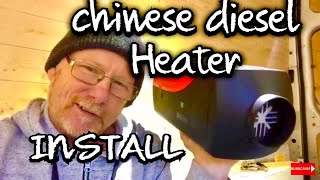 HOW TO Fit Chinese air diesel parking heater to combat condensation full time van life