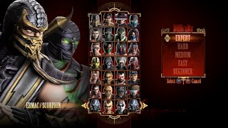 Mortal Kombat 9 - Expert Tag Ladder (Ermac &amp; Scorpion/3 Rounds/No Losses)