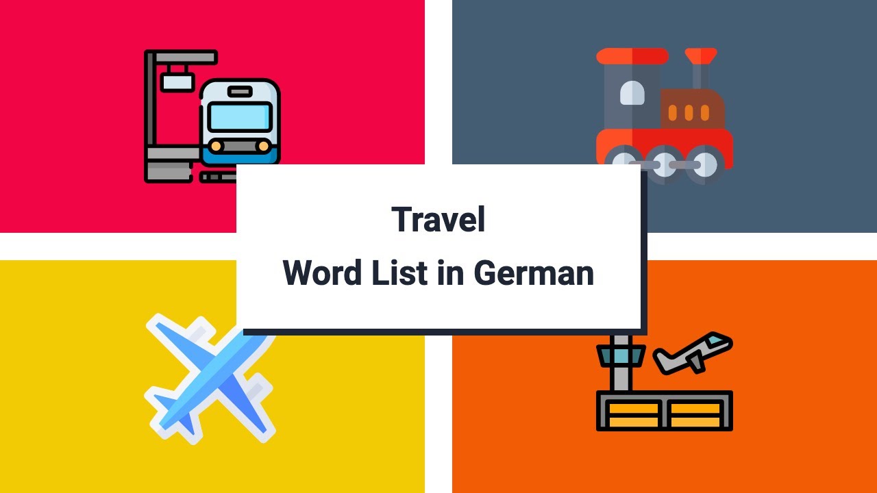 basic german words for travel