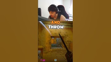 Insane self flash for cave on Ancient #cs2 #counterstrike2 #counterstrike #cs2clips #gaming