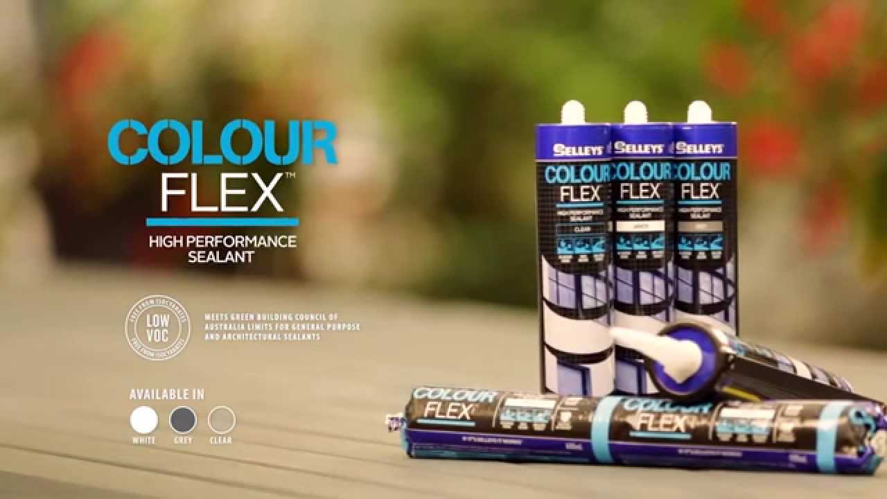 Selleys ColourFlex High Performance Sealant YouTube
