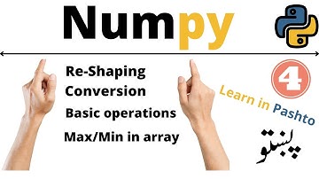04_Basics of numpy | python for beginners in pashto