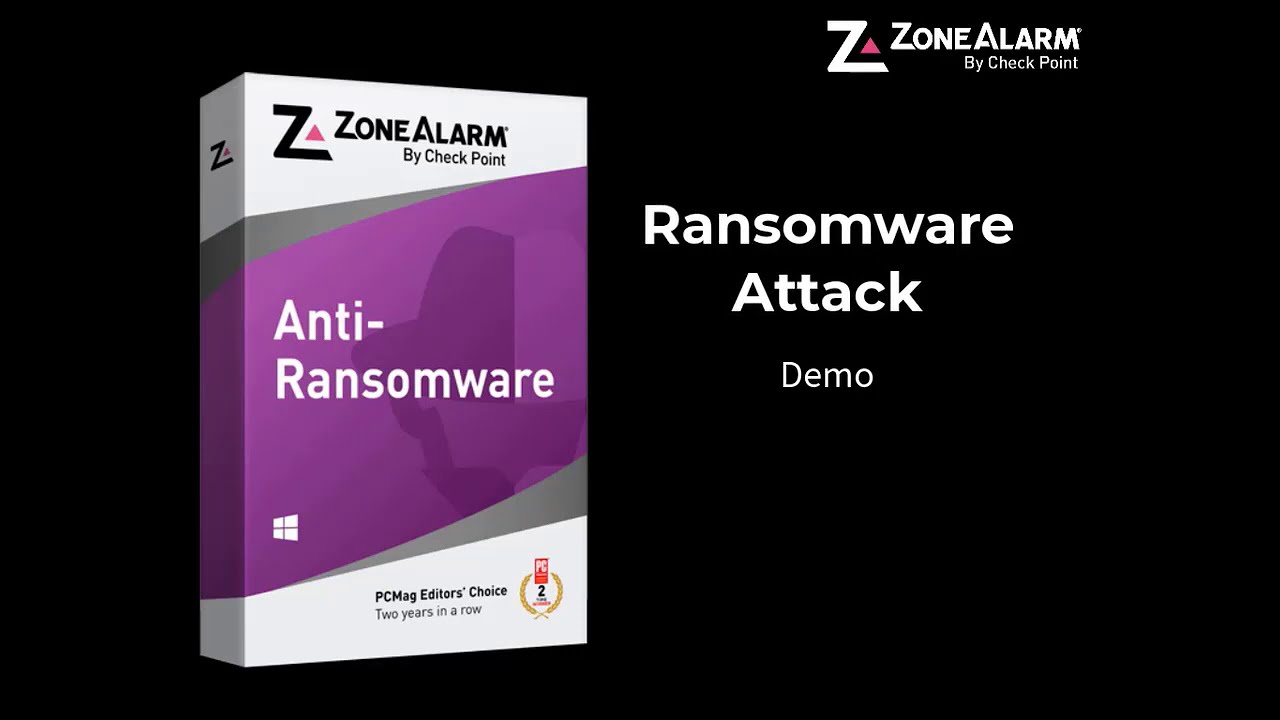 ZoneAlarm AntiRansomware Attack Demo YouTube