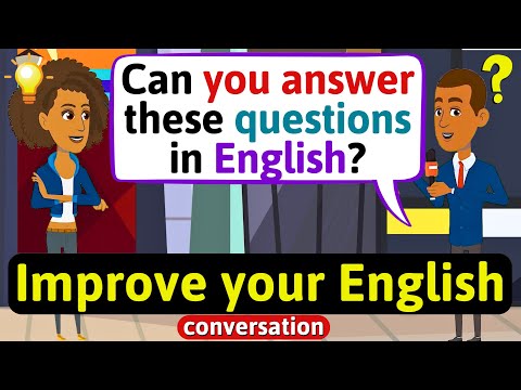 Improve English Speaking Skills (Questions in English) English Conversation Practice