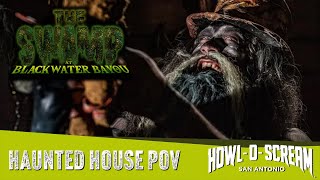 The Swamp at Blackwater Bayou Haunted House POV | SeaWorld San Antonio Howl-O-Scream