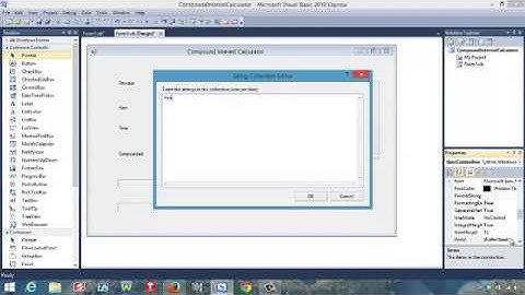 VB Desktop App  Compound Interest Calculator
