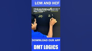 LCM and HCF #lcm  #hcf  #shorts  #reasoning #dmtlogics #competative #ytshorts