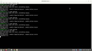 GParted - Careful Shrinking a Partition
