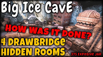 Big Ice Cave Base | 4 Drawbridge | Hidden Rooms | How was it done