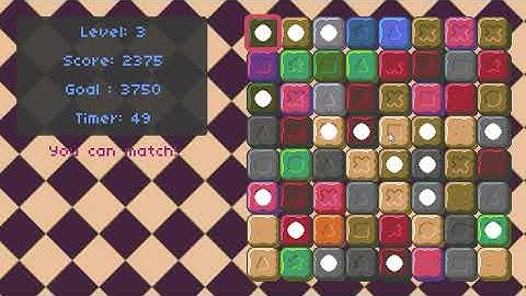 CS50’s Introduction to Game Development - Match3.