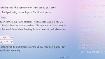 Solving the Sequence to Sequence Classification Problem with a CNN-LSTM Model in Keras