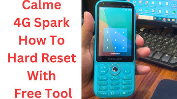 Calme 4G Spark How To Hard Reset With Free Tool || calme 4g spark hard reset