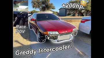 GReedy Intercooler Install On R32 Skyline!