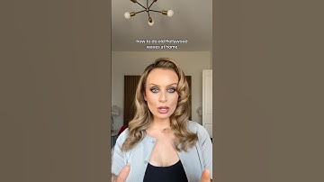 How to do old Hollywood waves hairstyle at home - the smaller the curling iron the tighter the curl